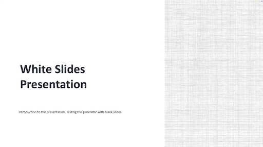 Minimal template preview